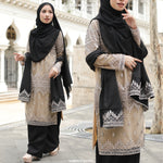 TASNEEM Nude Black