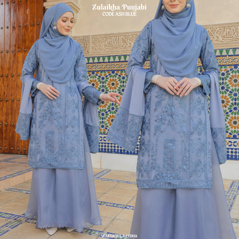 ZULAIKHA Ash Blue