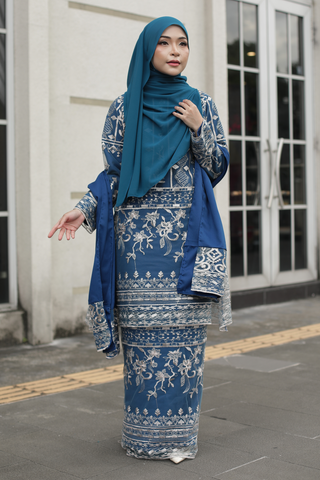 MELATI KURUNG Sapphire Blue