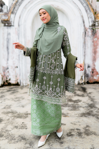 MELUR SONGKET Army Green