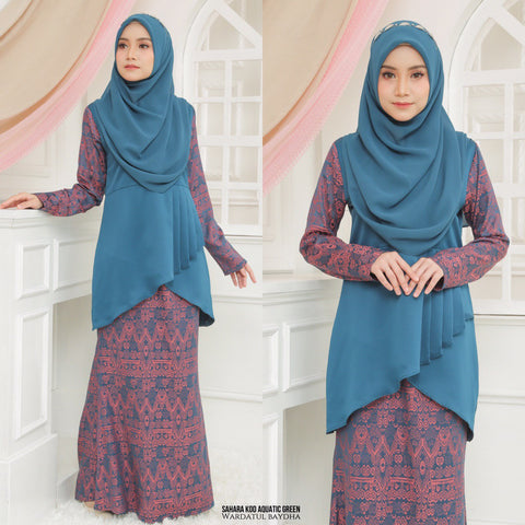 SAHARA KURUNG - Code Aquatic Green