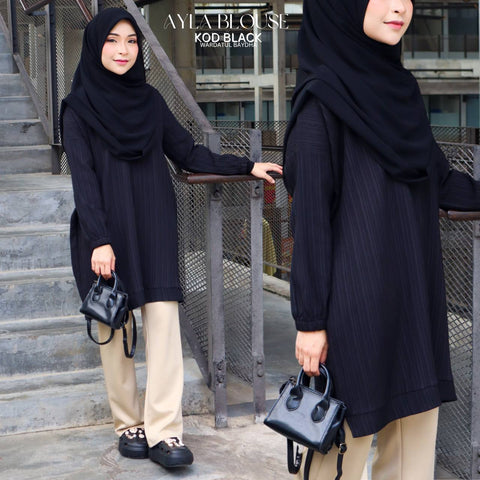 AYLA BLOUSE - Black